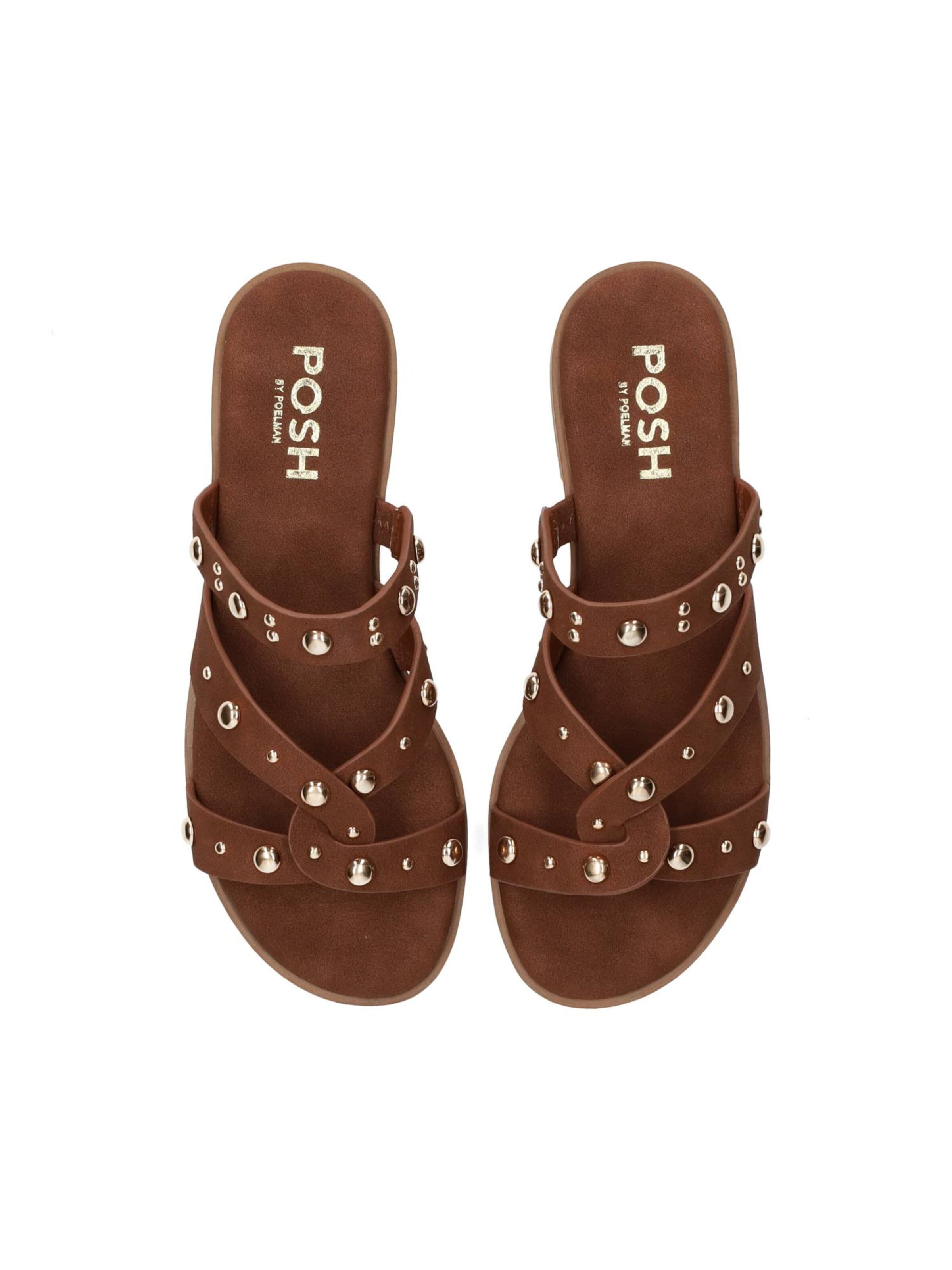 POSH by Poelman Mule 'LINDE ' in Brown