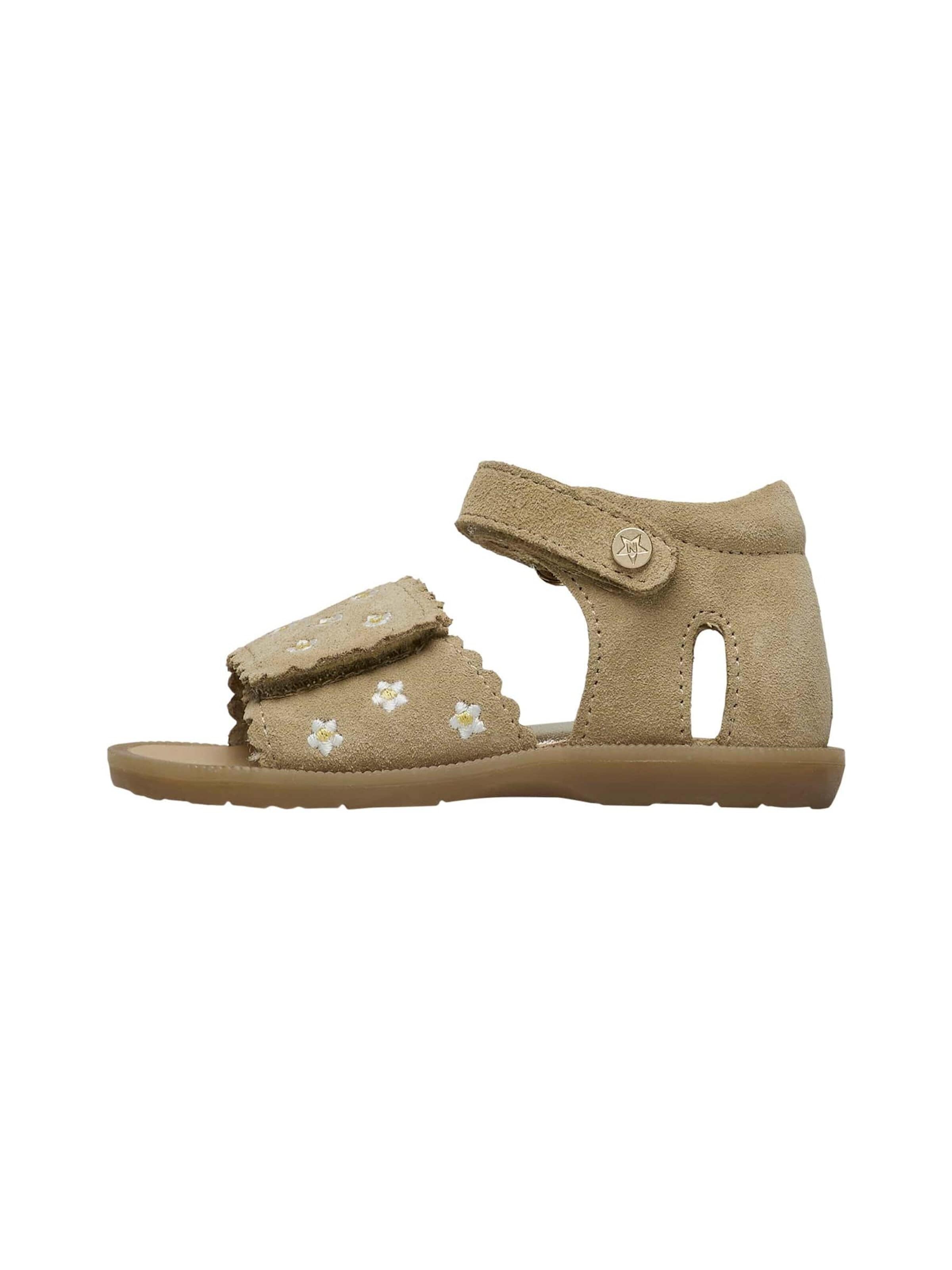 NATURINO Sandal 'MAYA EMBR' in Beige: front