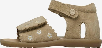 NATURINO Sandal 'MAYA EMBR' in Beige: front