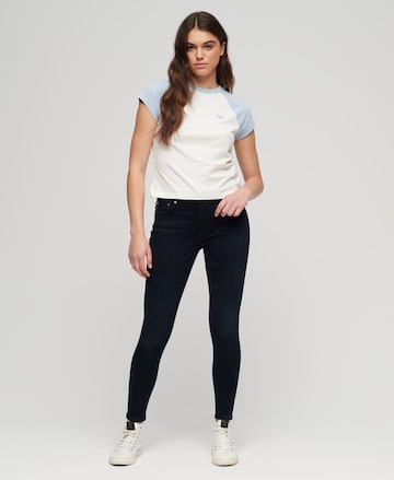 Superdry - Skinny Calças de ganga em azul