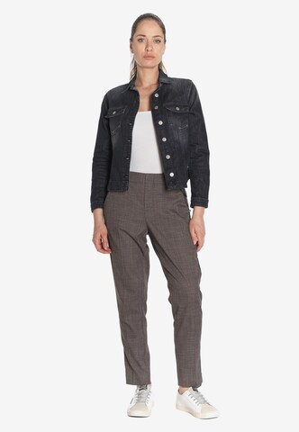 Le Temps Des Cerises Regular Pants 'April' in Brown