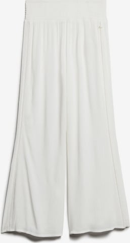 Superdry Wide leg Pants in White: front