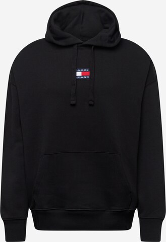 Tommy Jeans Sweatshirt in Black: front