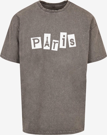 T-Shirt 'Paris X' Merchcode en gris : devant