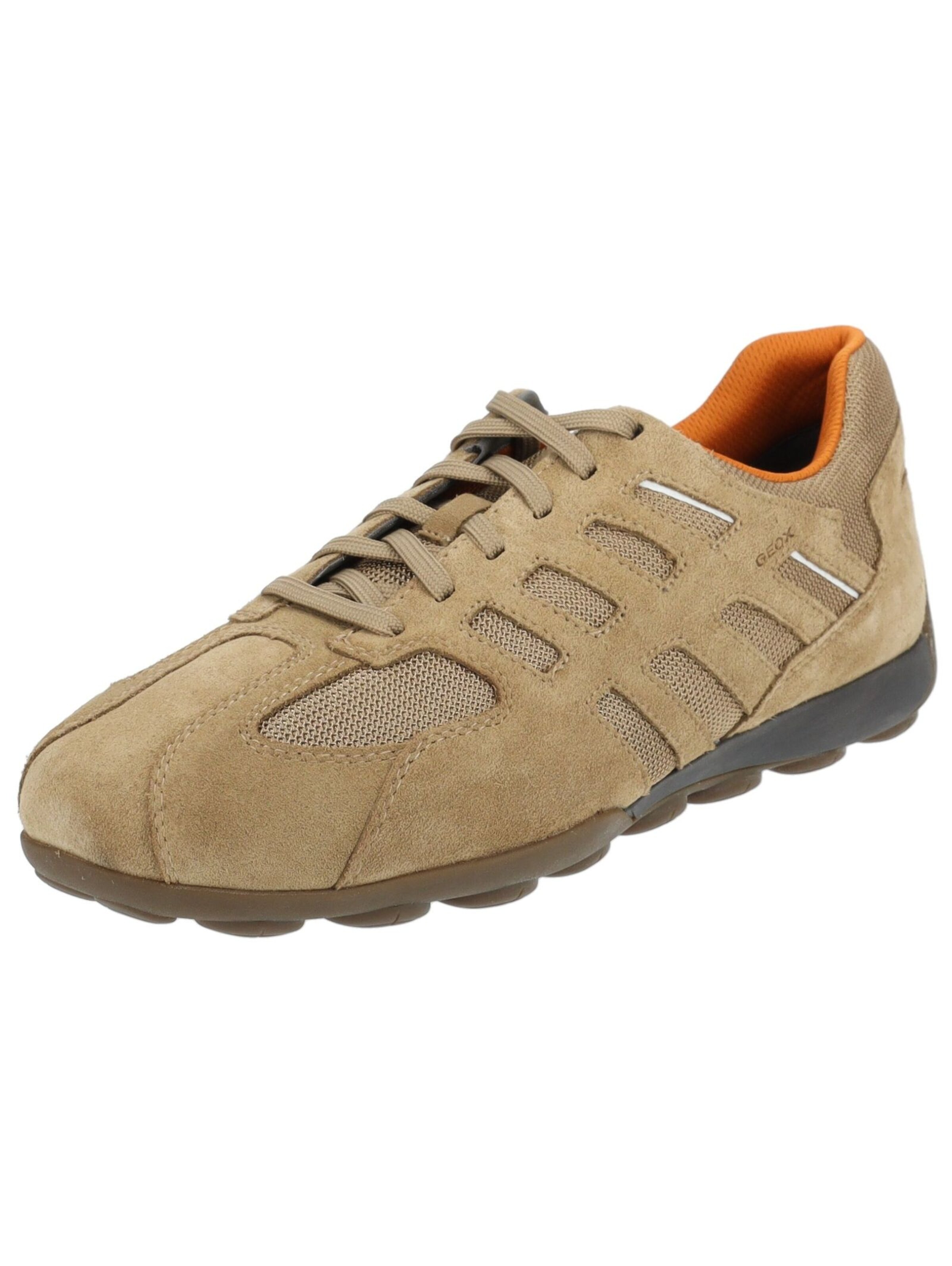 GEOX Platform trainers in Beige: front
