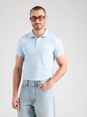 T-Shirt Karl Lagerfeld en bleu : devant