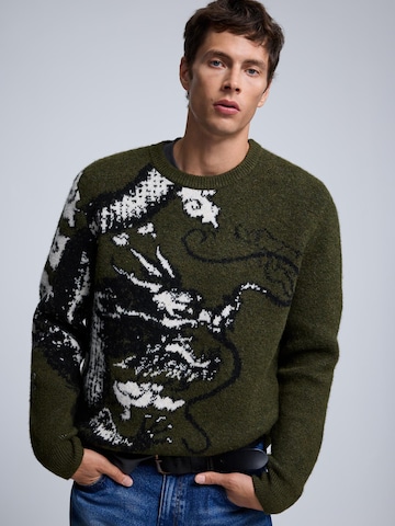 Desigual - Jersey en verde: frente