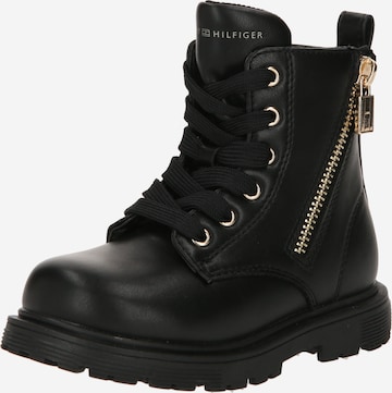 TOMMY HILFIGER Boots in Black: front