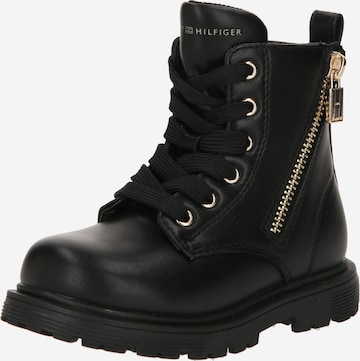 TOMMY HILFIGER Stiefel in Schwarz: predná strana