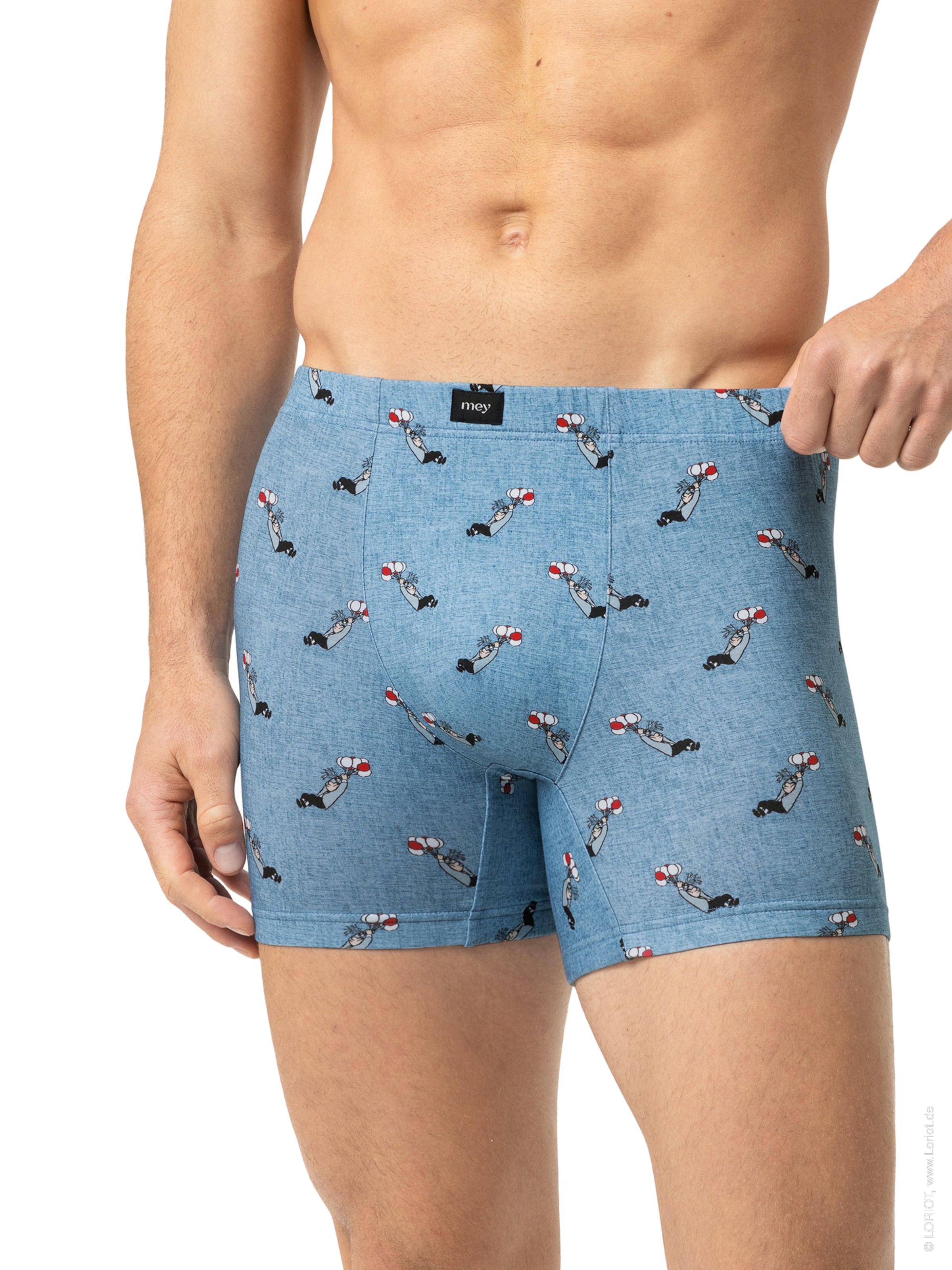 Mey Boxer shorts in Blue: front