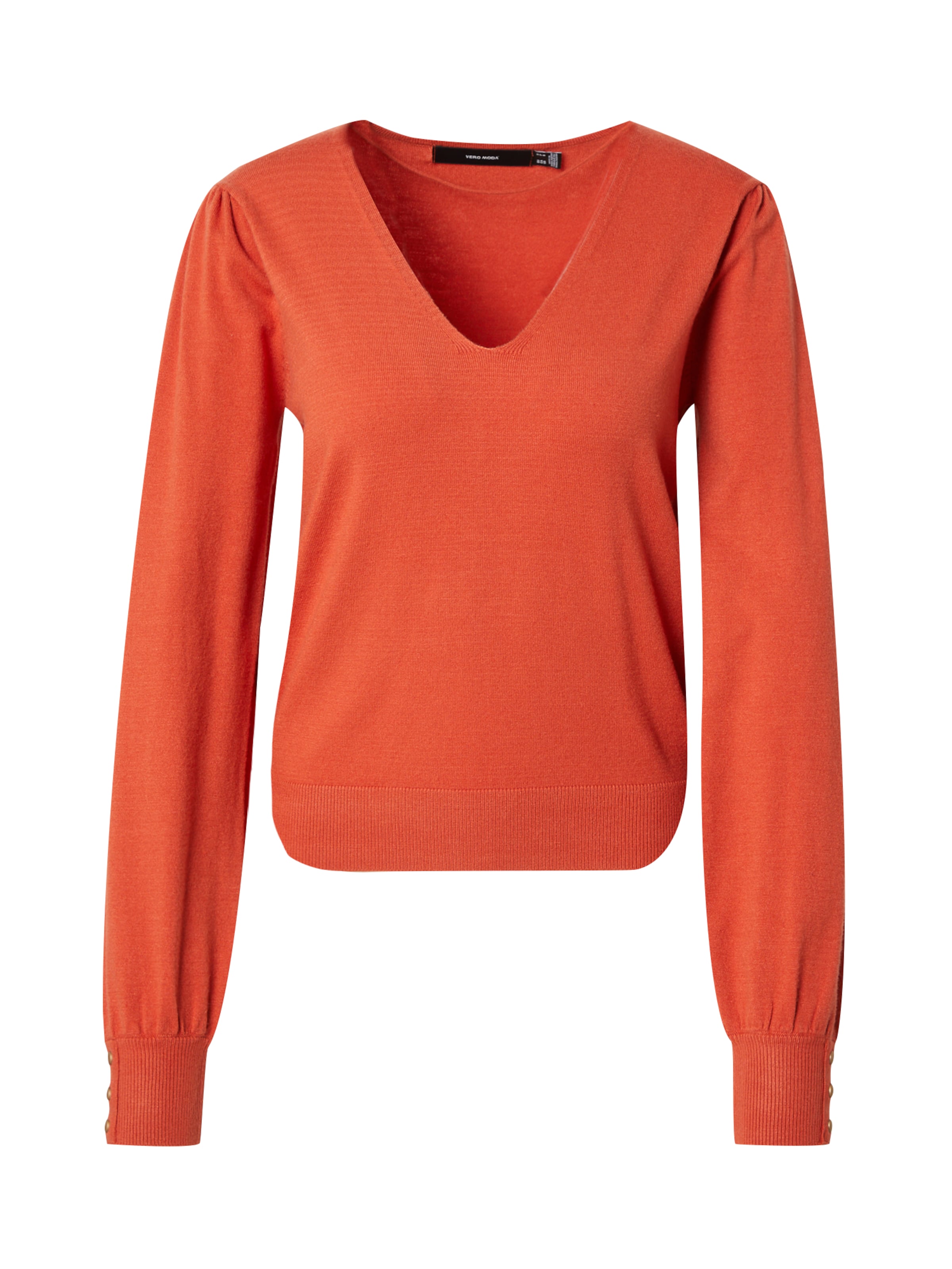 VERO MODA Sweater 'VMHOLLYKARIS' in Red: front
