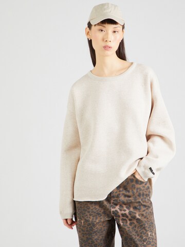 10Days Sweatshirt in Beige: front