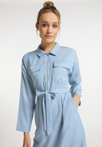 DreiMaster Vintage Shirt Dress in Blue