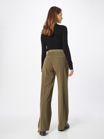 Wide Leg Pantalon à plis Samsøe Samsøe en vert