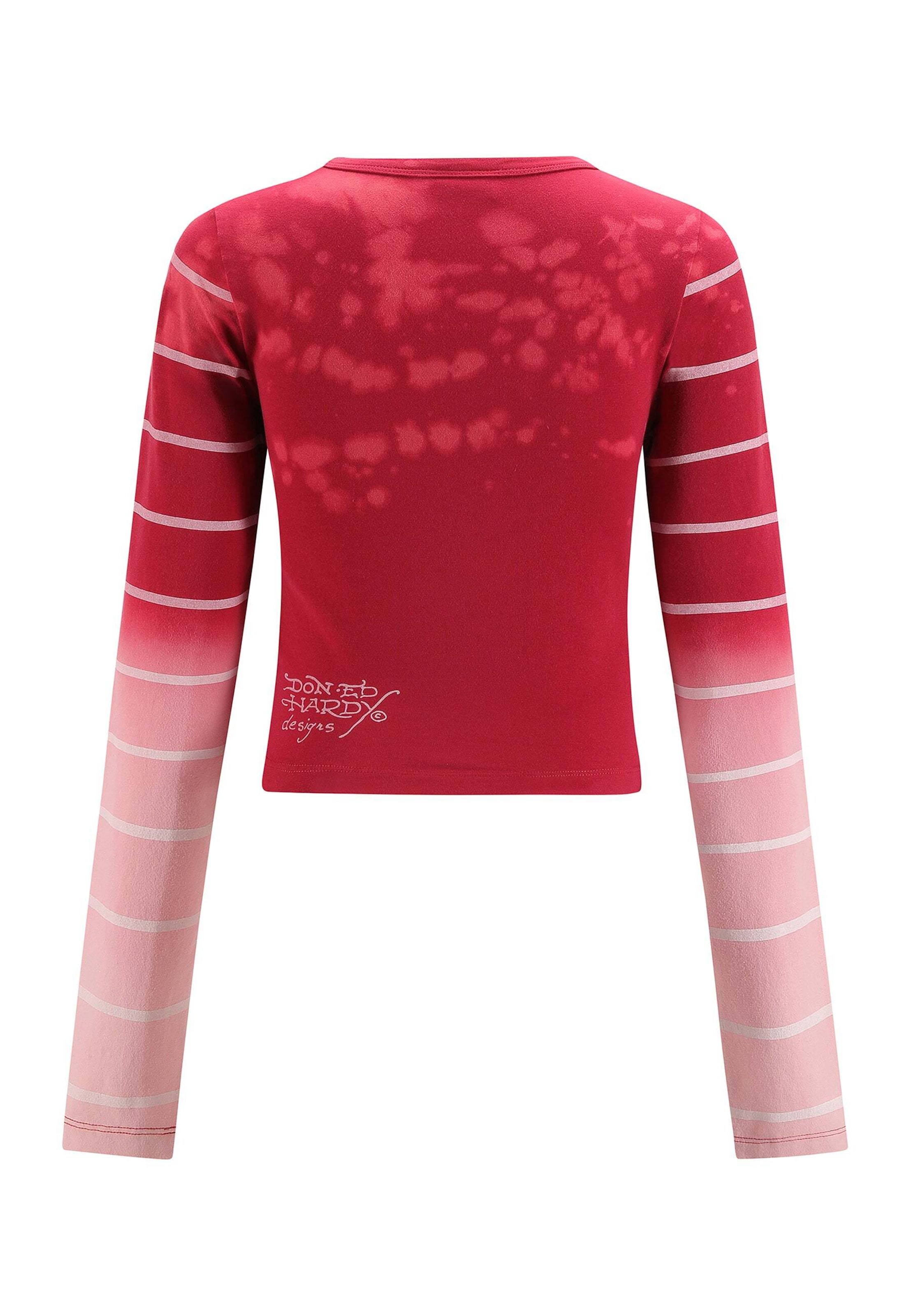 Ed Hardy Shirt in Rot