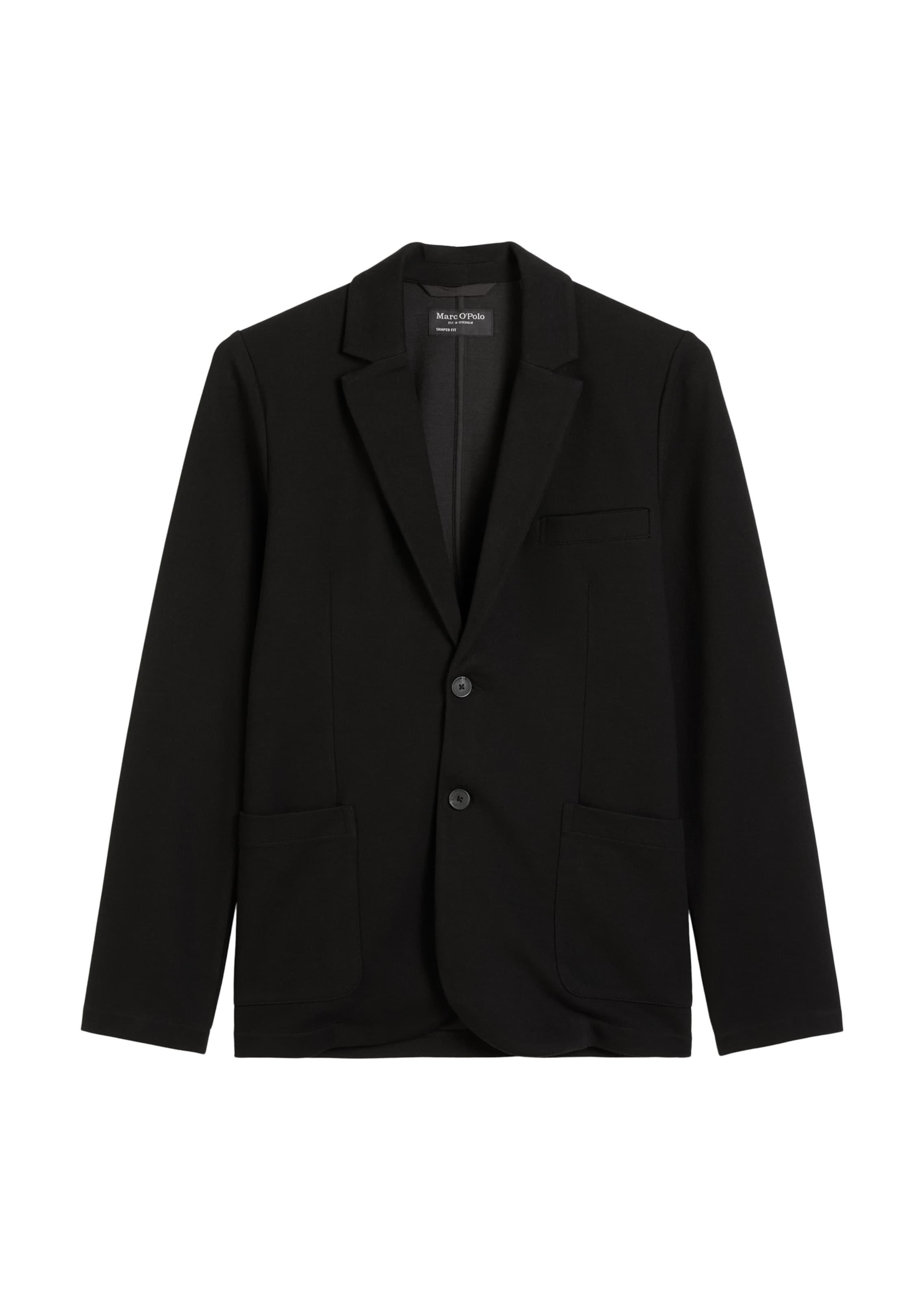 Marc O'Polo Sweat jacket in Black: front