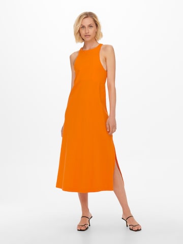 ONLY Kleid 'VIVI' in Orange: predná strana