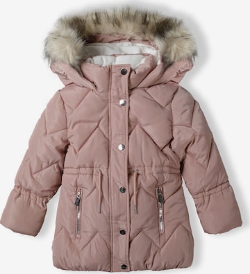 MINOTI Winter Jacket in Pink: front