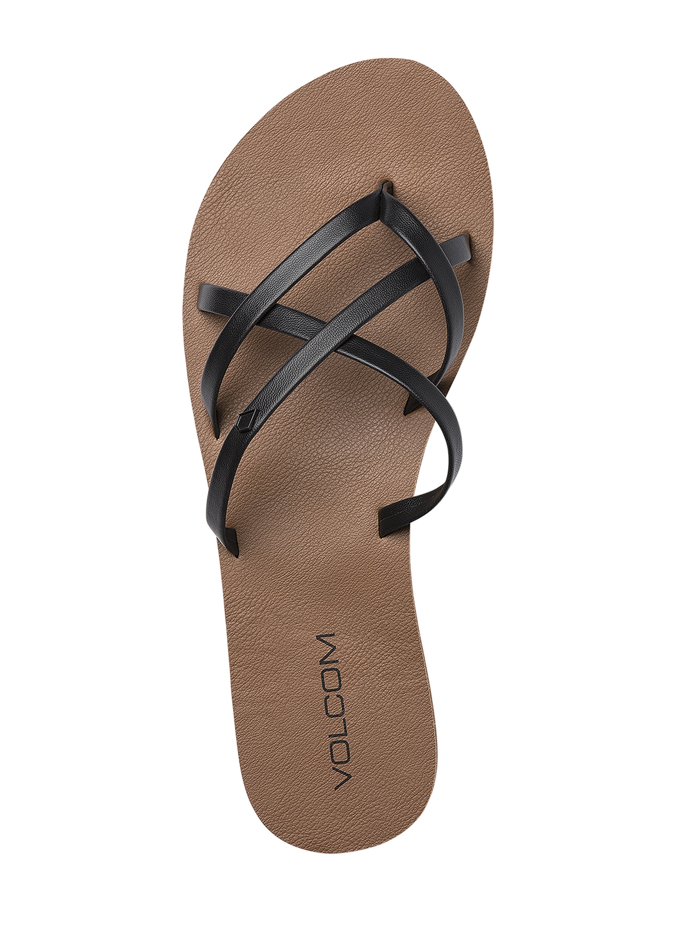 Volcom Teenslipper 'New School' in Zwart