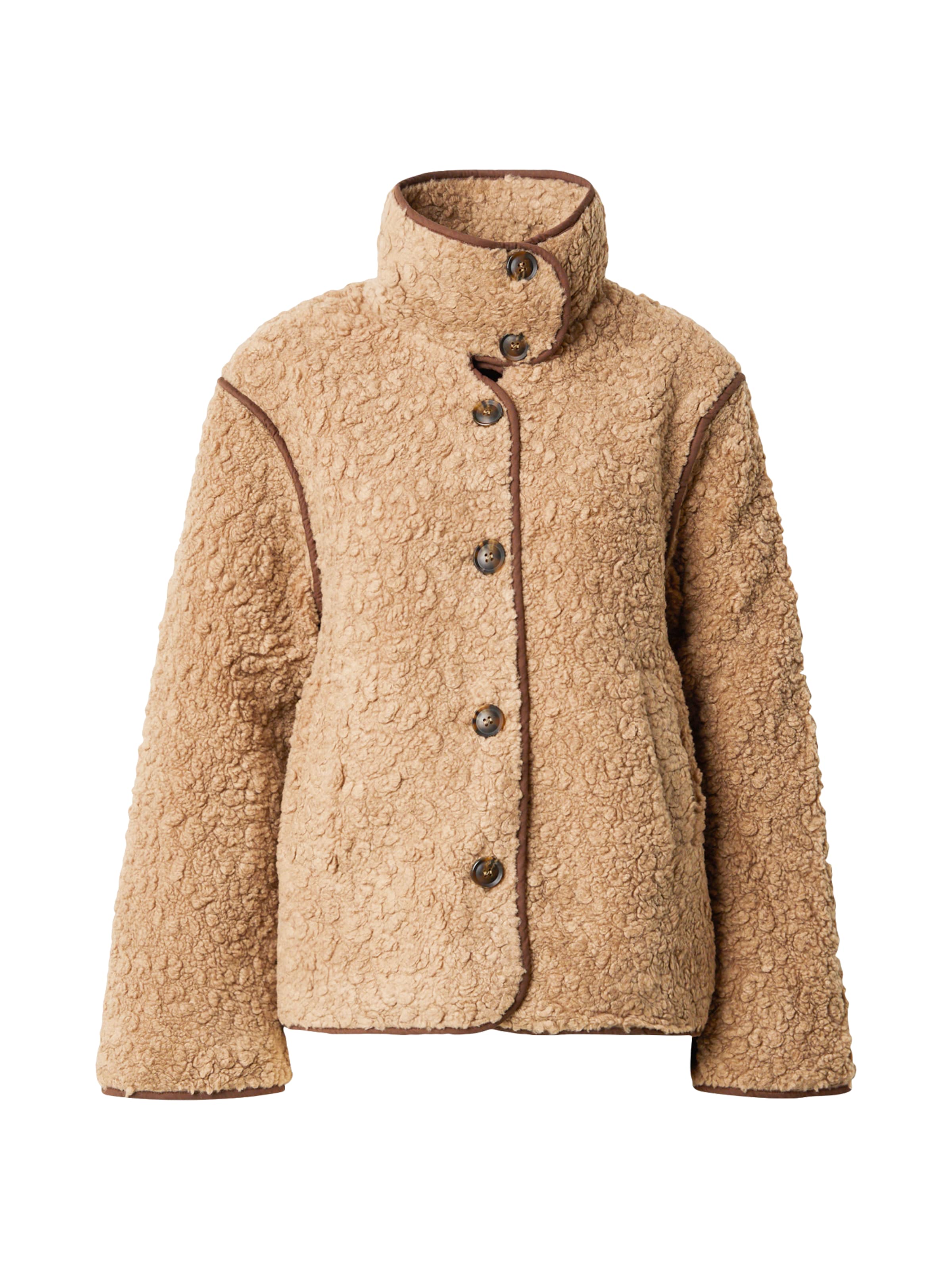 Global Funk Jacke 'Rogolio' in Beige: Vorderseite
