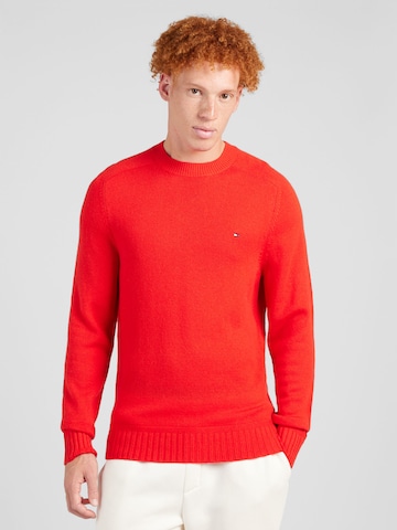 Pull-over TOMMY HILFIGER en orange : devant