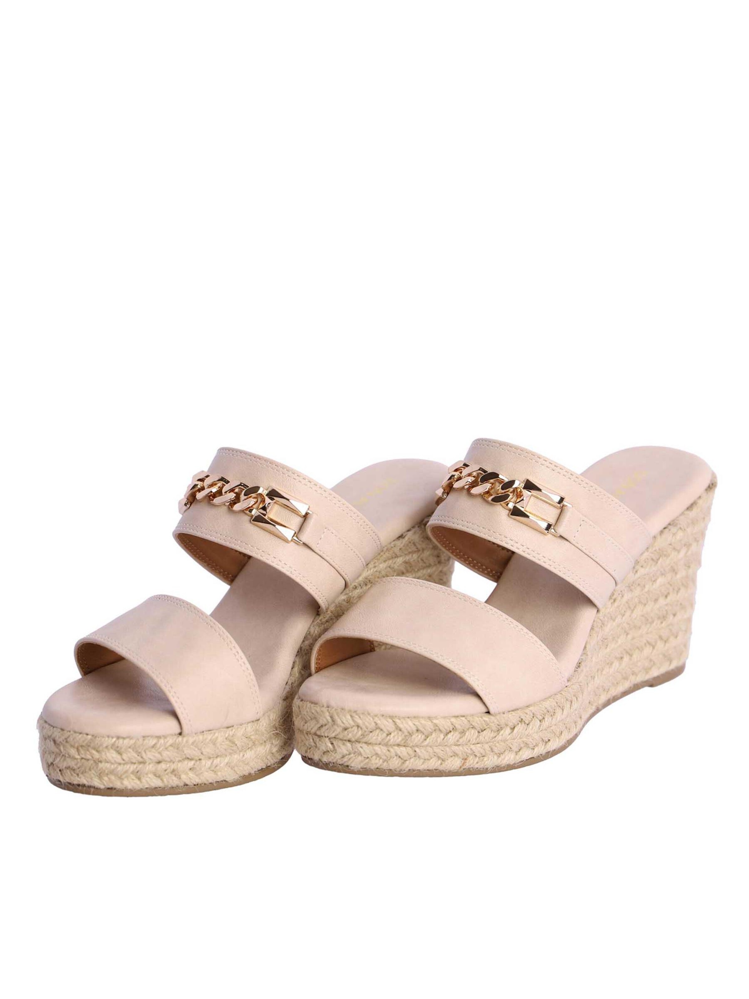 Don Algodon - Zapatos abiertos en beige