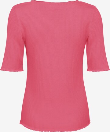 rozā Cream T-Krekls 'Ribba'