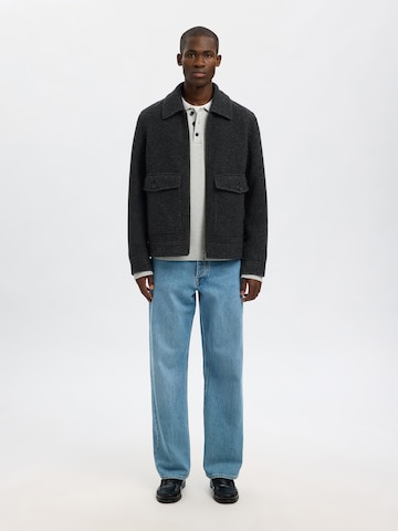 SELECTED Between-Season Jacket 'SLHJAKOB' in Grey