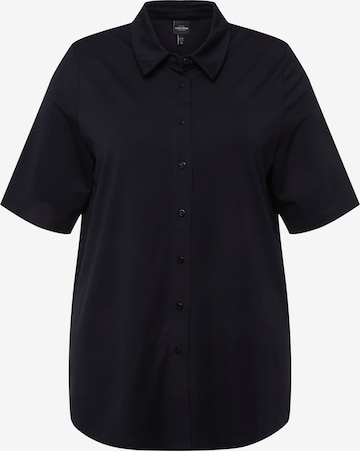 Ulla Popken Blouse in Blauw: voorkant