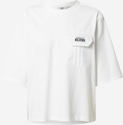 ADIDAS ORIGINALS T-shirt en noir / blanc, Vue avec produit