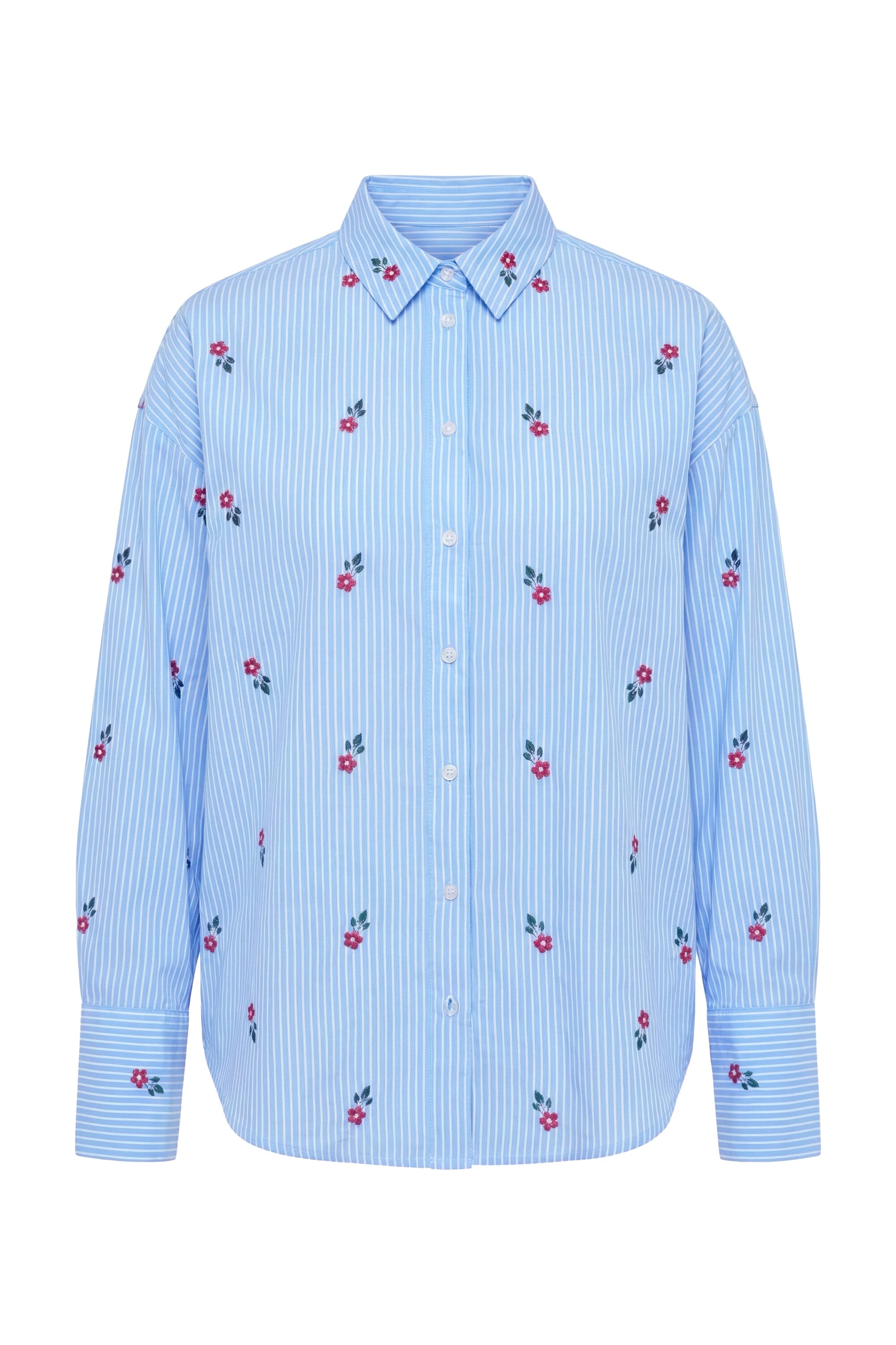 Studio Untold Bluse in Blau: Vorderseite