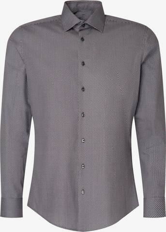 Coupe regular Chemise business SEIDENSTICKER en gris : devant