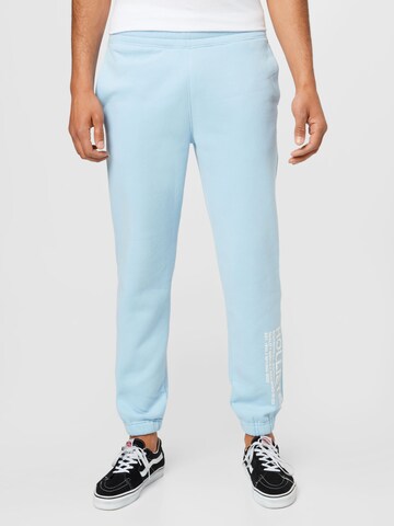 HOLLISTER - Tapered Pantalón en azul: frente