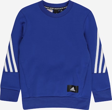 ADIDAS PERFORMANCE Sweatshirt in Blau: predná strana