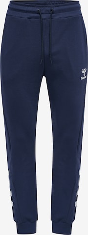 Hummel Tapered Sporthose in Blau: predná strana