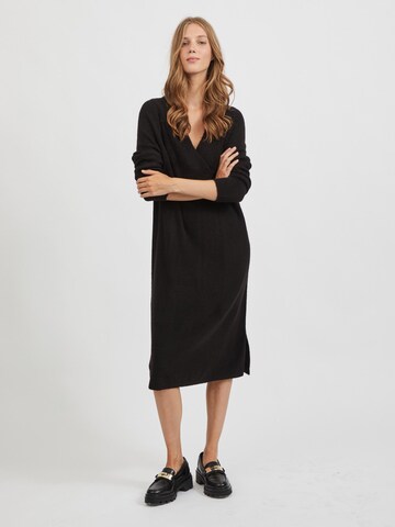 VILA - Vestido de malha 'Madelia' em preto: frente