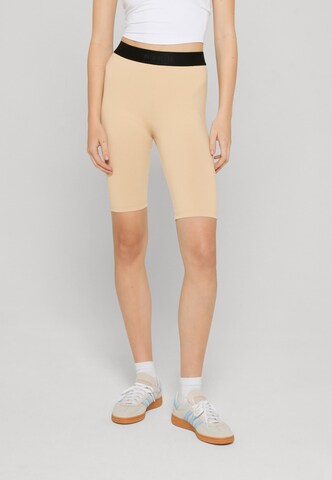 9N1M SENSE Skinny Leggings in Brown: front