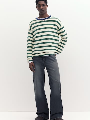 Pull-over 'STWD' Pull&Bear en vert