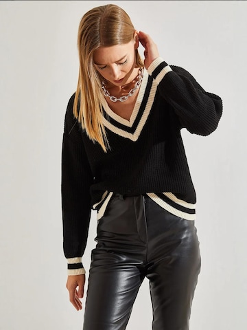Pull-over 'Pullover' Bianco Lucci en mélange de couleurs