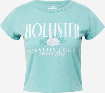 HOLLISTER - Camiseta en verde: frente