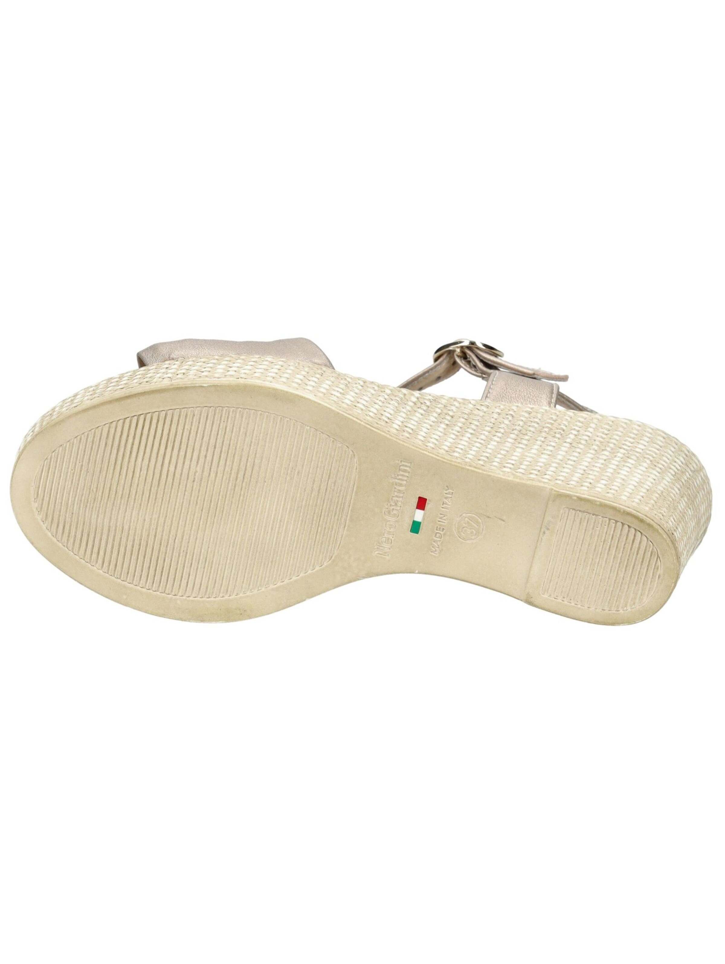 Sandales Nero Giardini en or