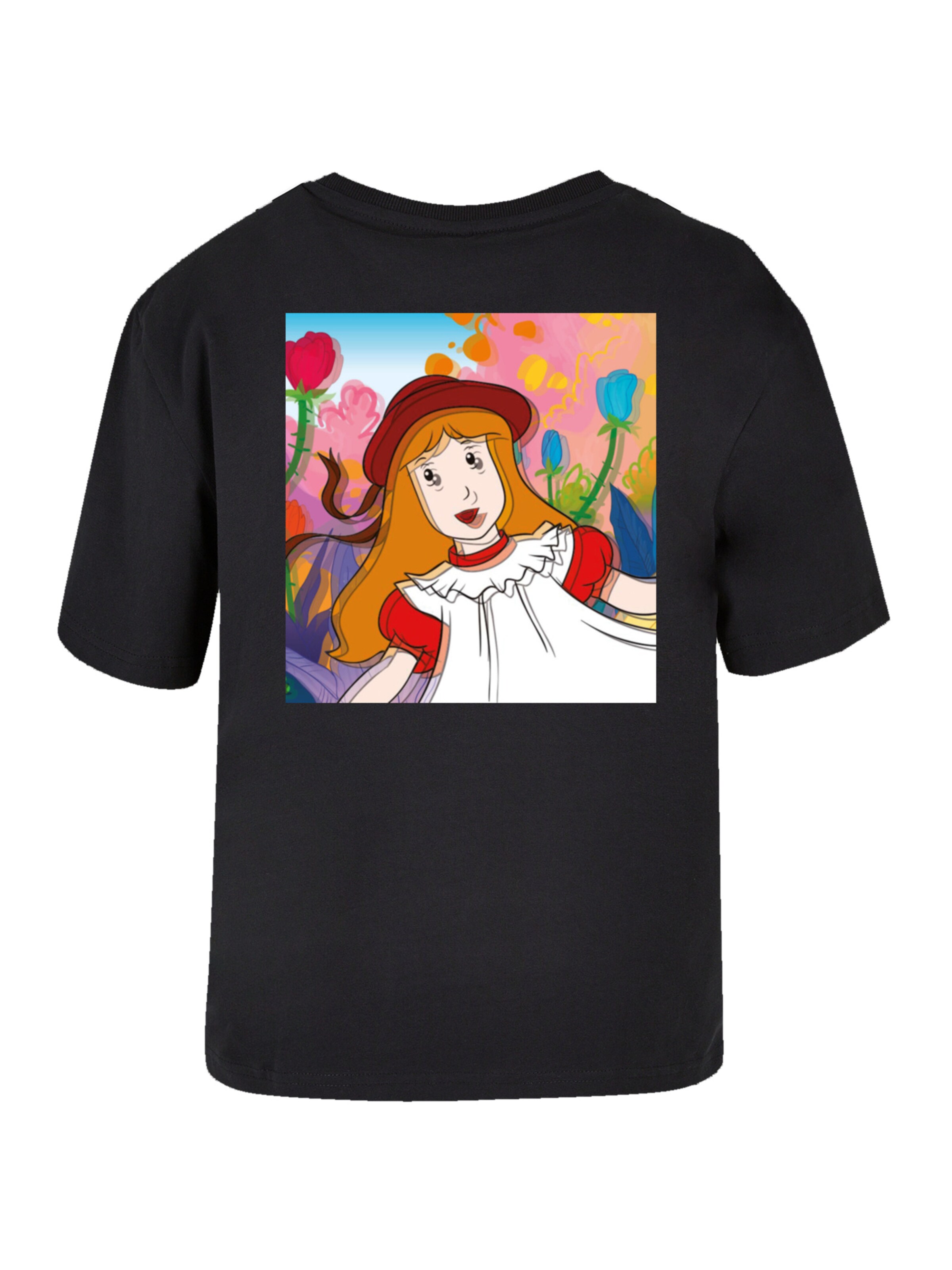 T-shirt 'Alice Hut ' F4NT4STIC en noir