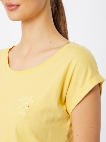 Iriedaily Shirt 'Love Nature' in Yellow