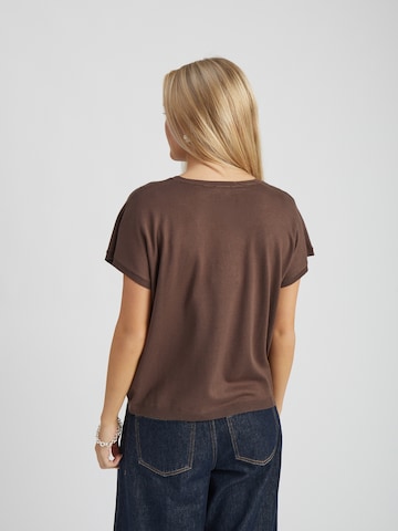 Haut 'Peyton' minus en marron