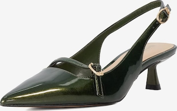 Dune LONDON Slingpumps 'Deserved' in Groen: voorkant