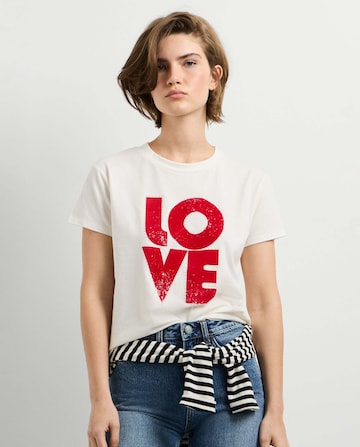 Pepe Jeans T-Shirt in Weiß: Vorderseite