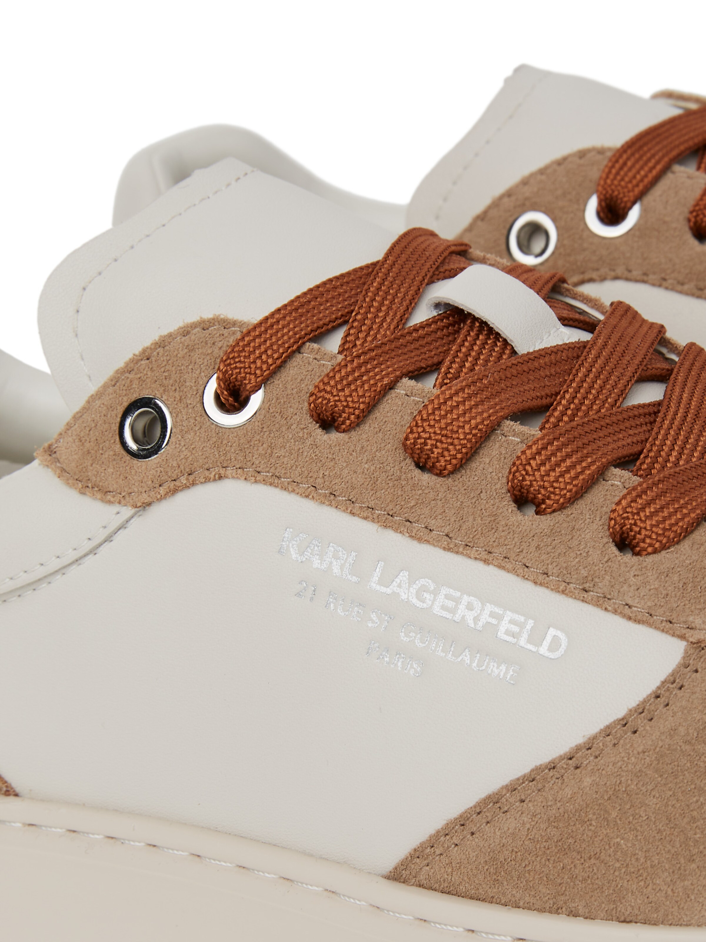 Baskets basses Karl Lagerfeld en blanc