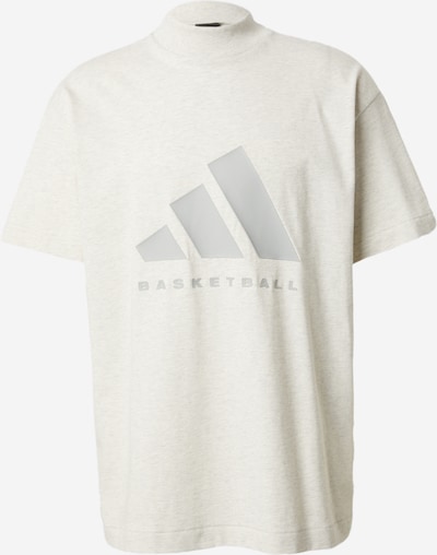 ADIDAS PERFORMANCE Camisa funcionais 'One' em cinzento / branco, Vista do produto