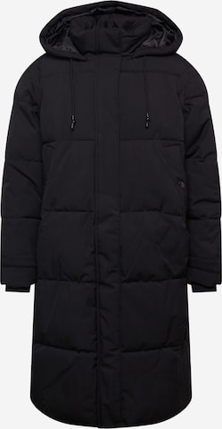 Vero Moda Curve Wintermantel 'Margaret' in Zwart: voorkant