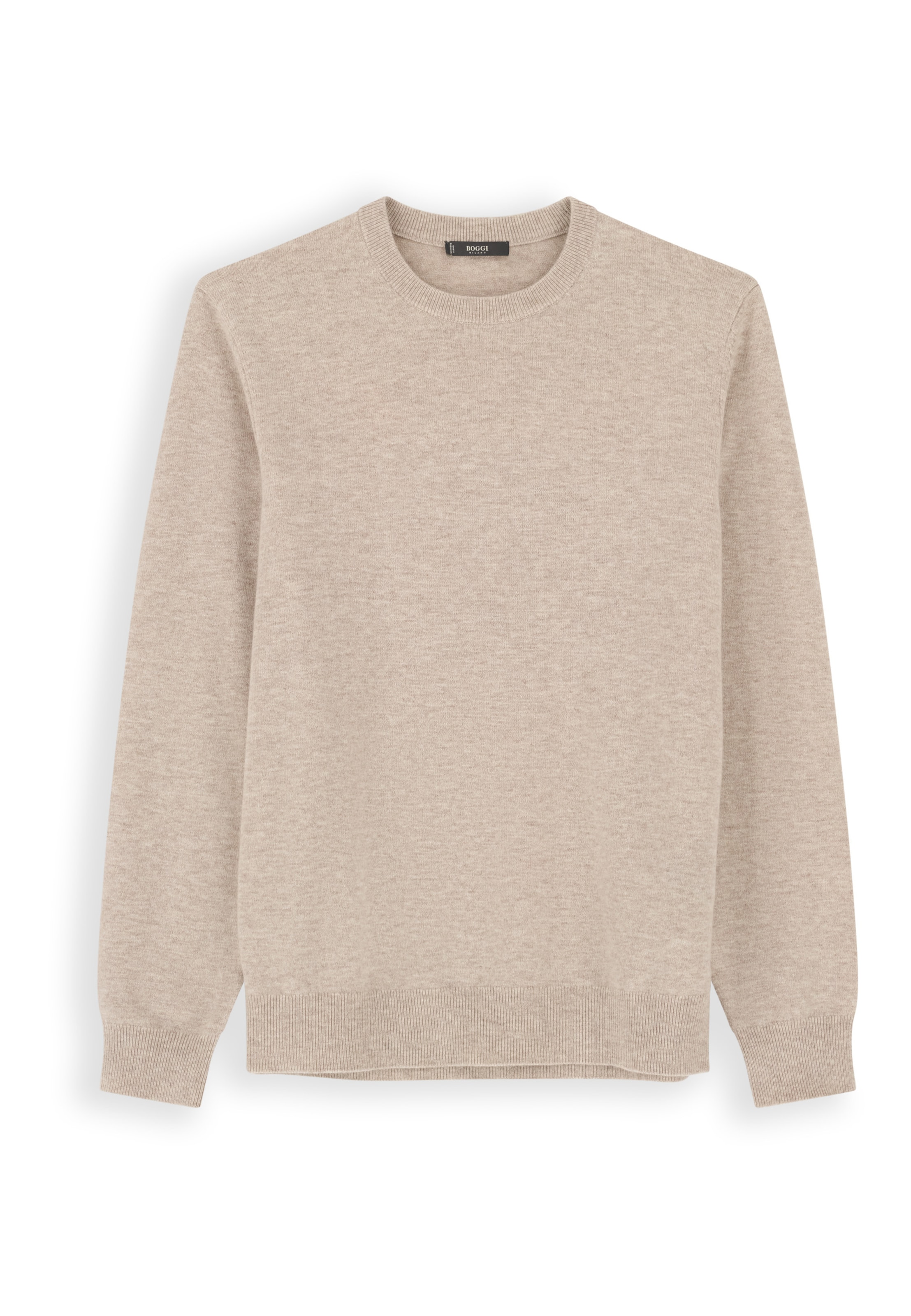 Boggi Milano Sweatshirt in Beige: Vorderseite